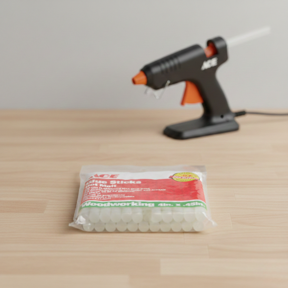 24 KEO KHÔ DÁN GỖ ACE 1X10CM TRONG