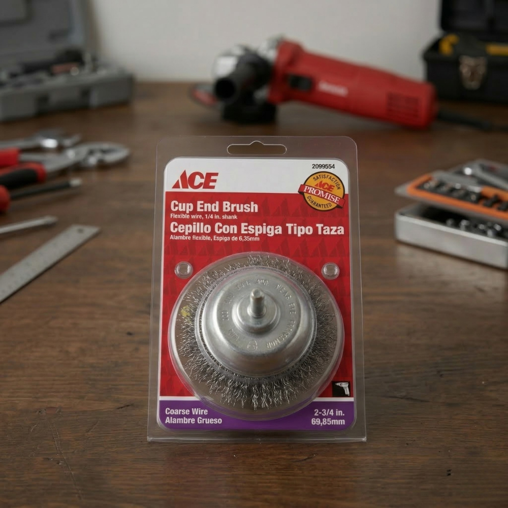 CHỔI CƯỚC ACE 7CM BẰNG THÉP, SỢI XOẮN