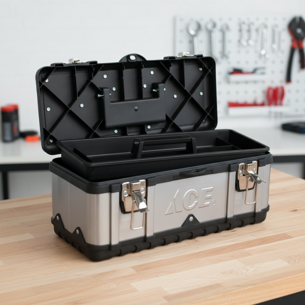 HỘP ĐỰNG DỤNG CỤ 39CM BẰNG THÉP ACE