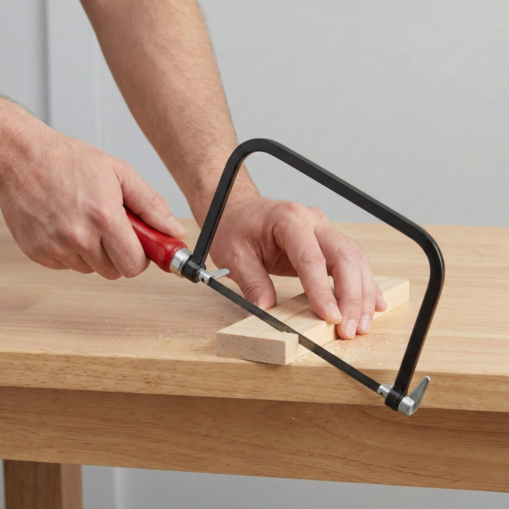 CƯA LỌNG BẰNG GỖ ACE 18CM 24TPI