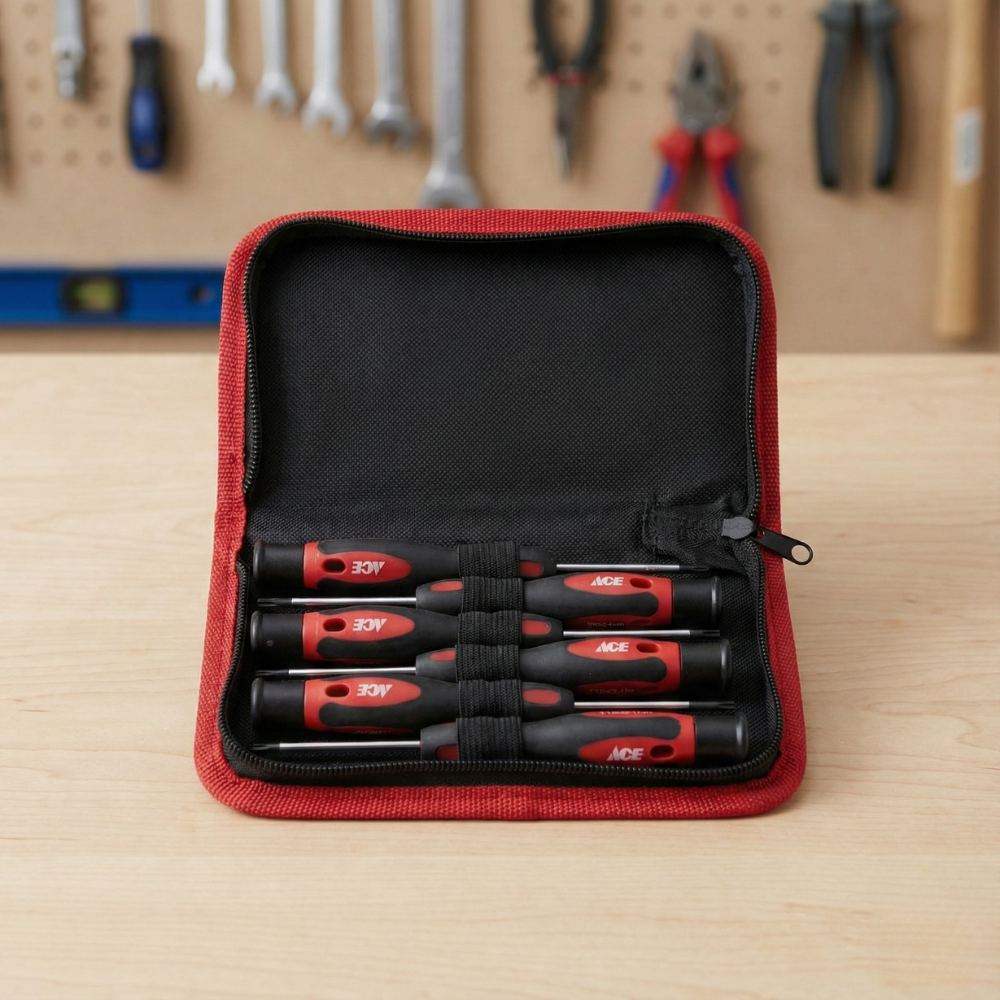 BỘ 6 TUA VÍT ĐẦU SAO TORX ACE