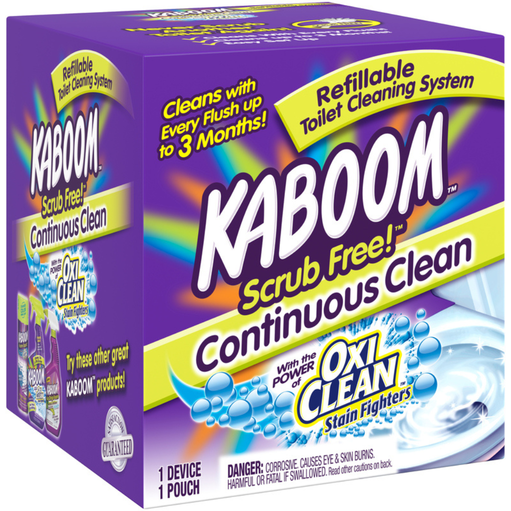 KABOOM VIÊN THẢ TẨY RỬA BỒN CẦU KHÔNG CẦN CHÀ