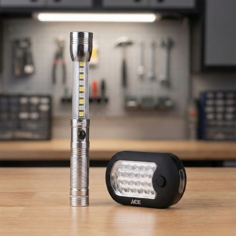 BỘ ĐÈN PIN LED 27 BÓNG 50 LUMEN SỬ DỤNG PIN1AA ACE