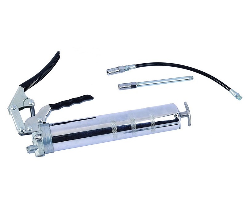 SÚNG BƠM MỠ LOẠI NGẮN TACTIX MÀU BẠC 500CC THÉP