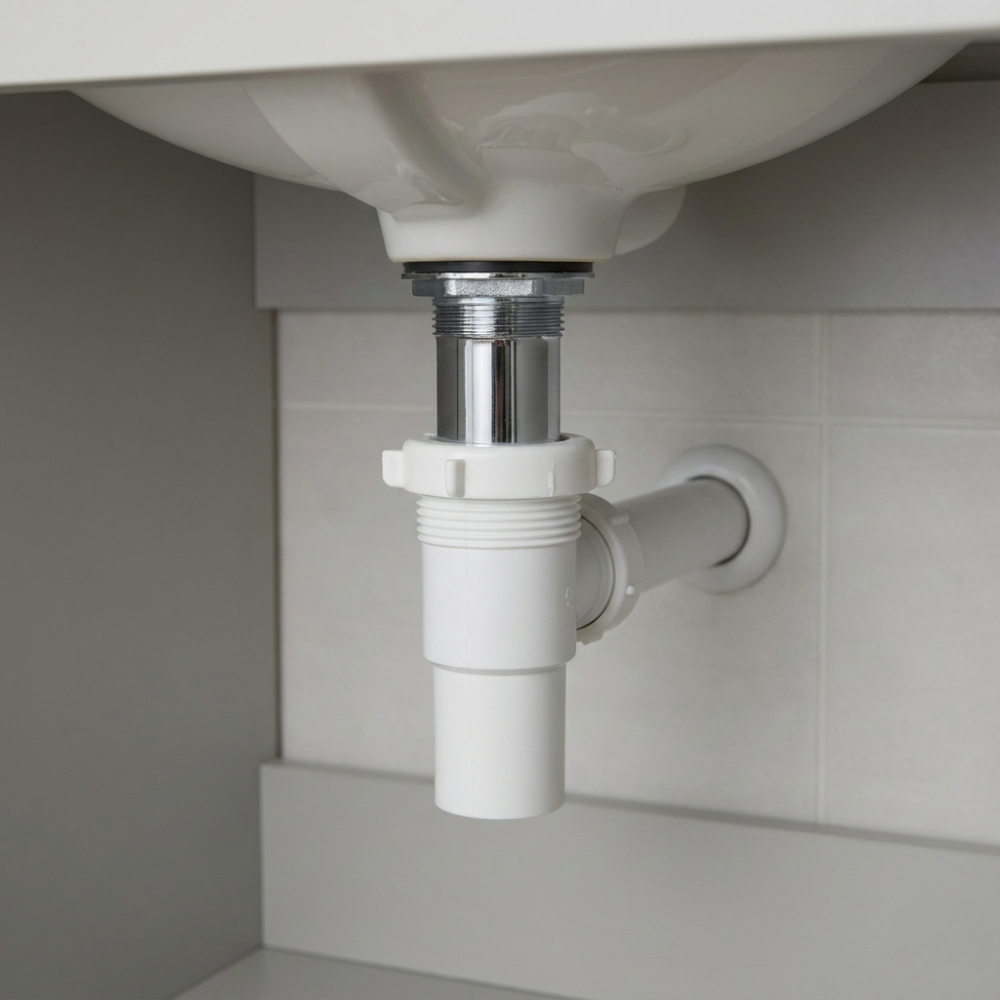 ACE ĐẠI NHỰA VÀ RON ỐNG XẢ 3.8CM-TRẮNG