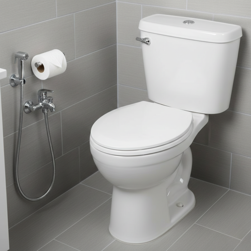 ACE NẮP ĐẬY BỆ NGỒI TOILET BẰNG NHỰA 43.2CM TRẮNG