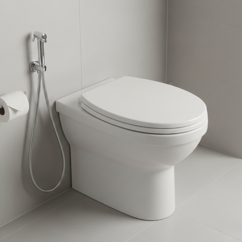 BỆ NGỒI TOILET BẰNG GỖ 43.2CM - WMS-17-BBACE