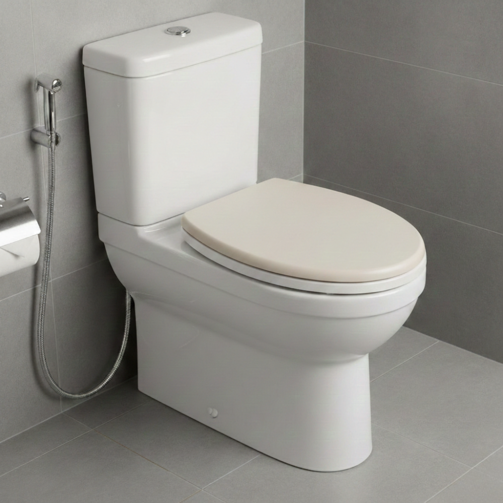 ACE NẮP ĐẬY BỆ NGỒI TOILET BẰNG GỖ ÉP 48.3CM TRẮNG