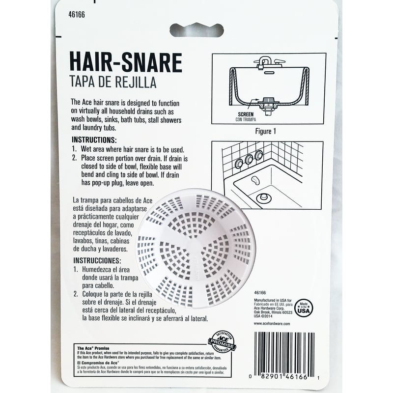 ACE MIẾNG CHẮN RÁC CHO BỒN RỬA BỒN TẮM 12.7CM NHỰA