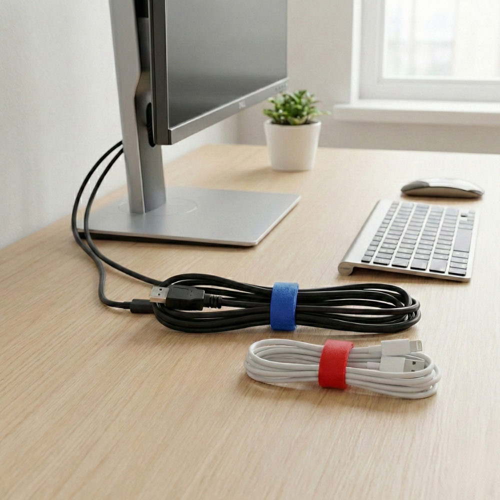 WRAP.IT GÓI 20 DÂY QUẤN CÁP, ĐIỆN, SẠC, NHIỀU MÀU