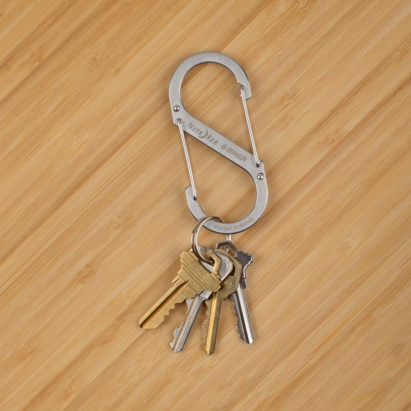 NITE IZE MÓC KHÓA CHỮ S BẰNG THÉP SB4-03-11