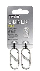 NITE IZE GÓI 2 MÓC KHÓA CHỮ S BẰNG NHỰA SB1-2PK-11