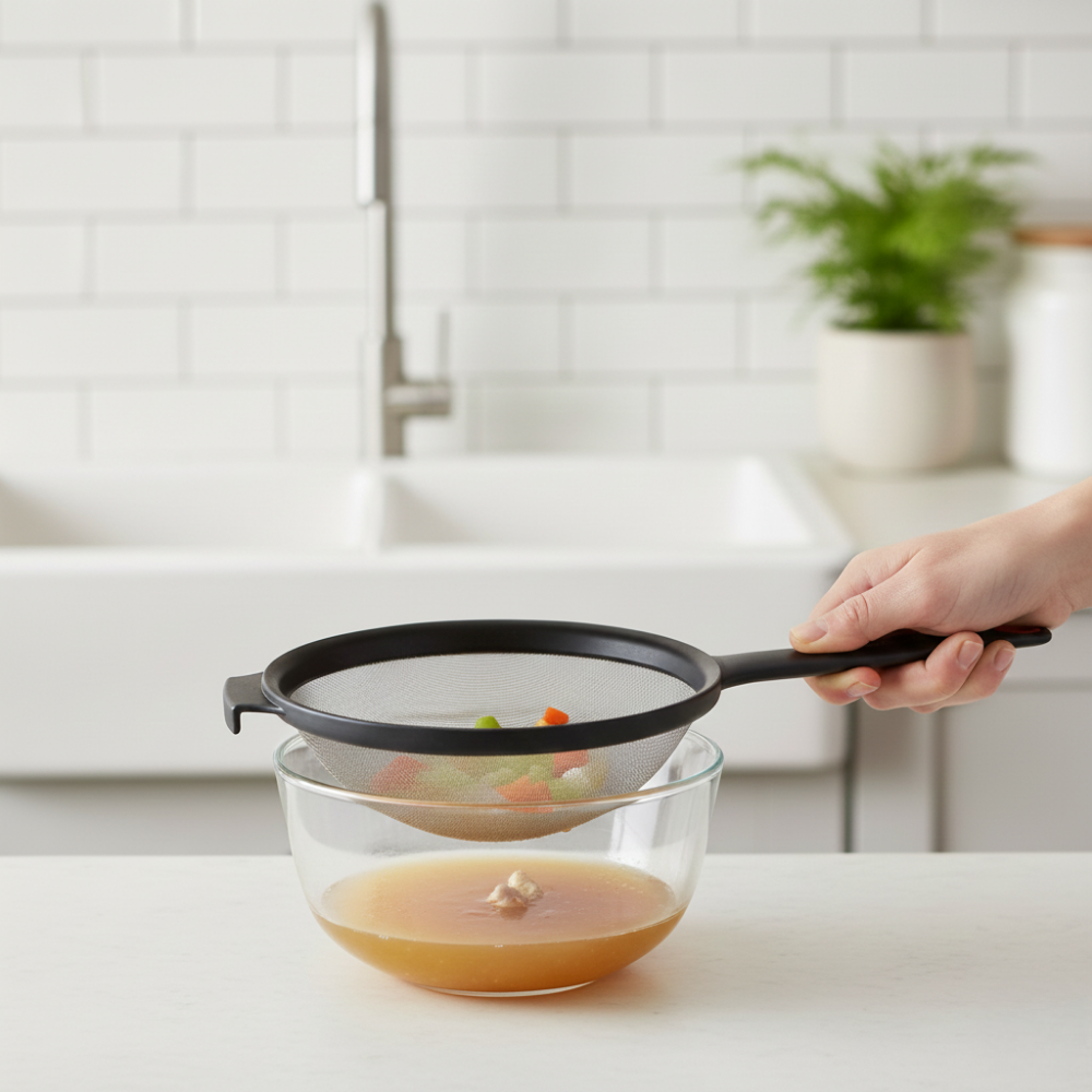 FARBERWARE RÂY LỌC THỨC ĂN 34CM BẰNG THÉP