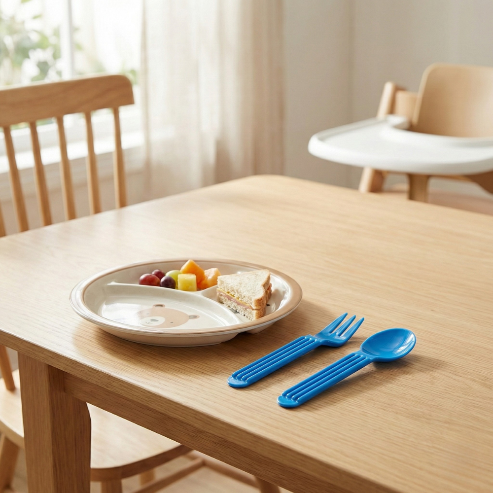 BỘ 2 CÁI MUỖNG NĨA ARROW BẰNG NHỰA