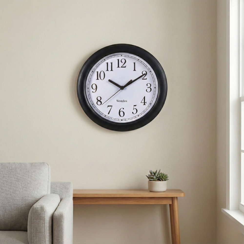 WESTCLOX ĐỒNG HỒ TREO TƯỜNG NHỰA PIN AA 21.6CM