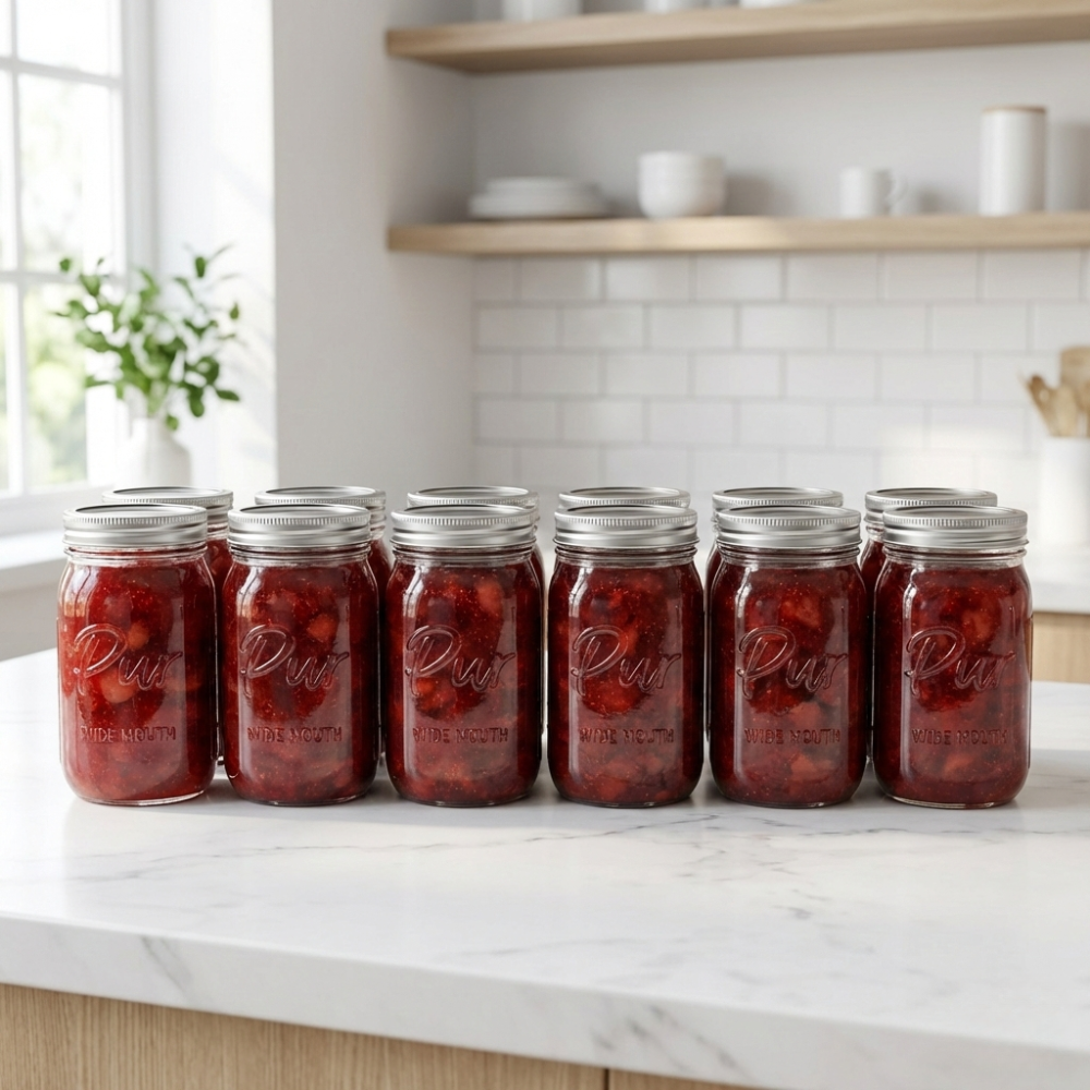 HỘP 12 HŨ THỦY TINH 946ML ACE