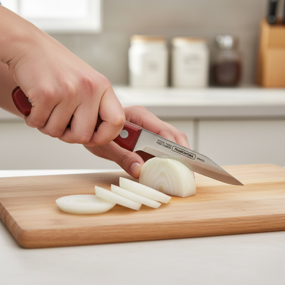 DAO GỌT TRÁI CÂY TRAMONTINA 7.6CM THÉP 80019/405