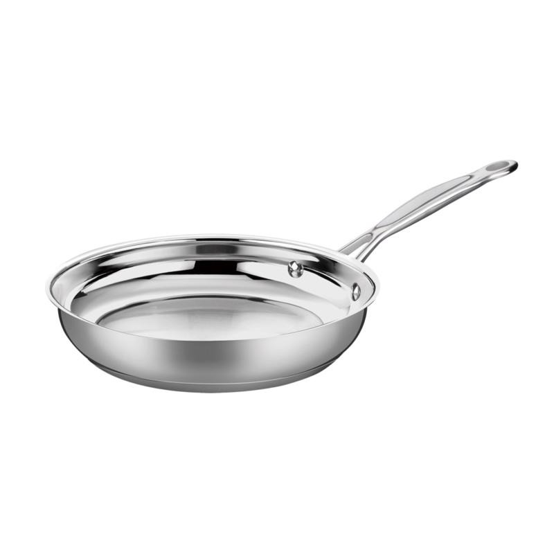 CUISINART CHẢO CỔ ĐIỂN THÉP MÀU BẠC 20.32CM