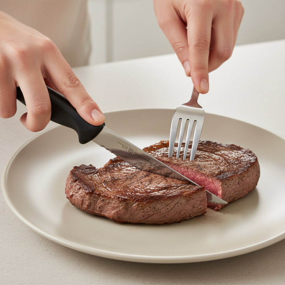 TRAMONTINA DAO CẮT BEEFSTEAK 15CM THÉP 80020/005