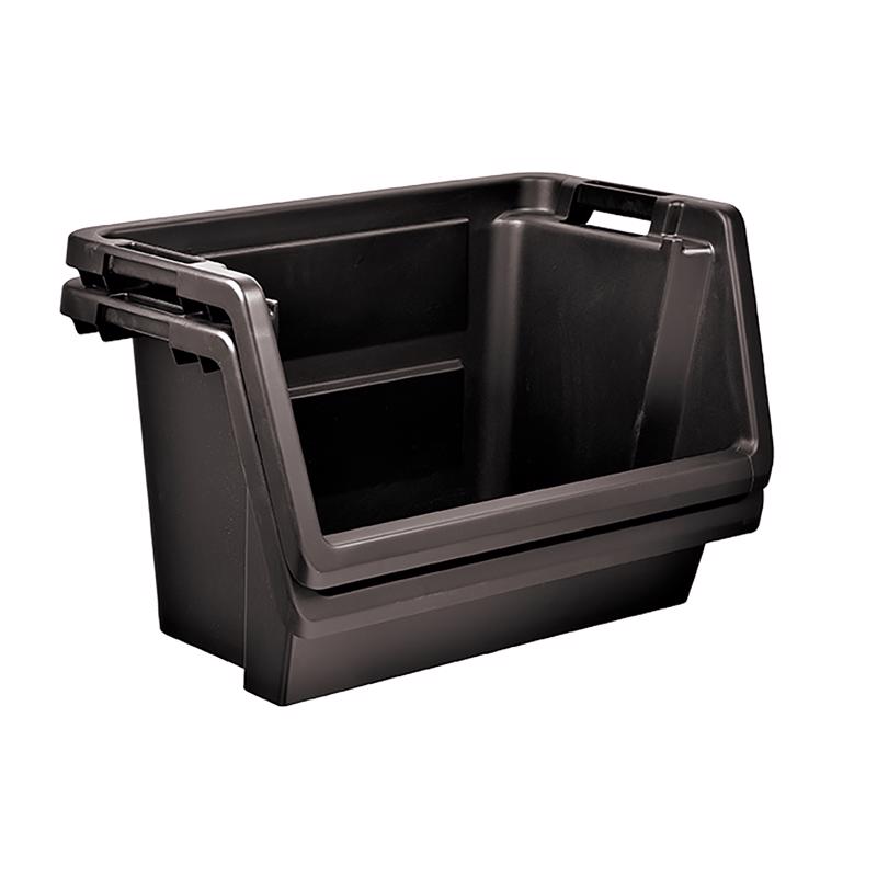 STARPLAST BỘ 2 THÙNG CHỨA NHỰA XẾP CHỒNG TẢI 45KG