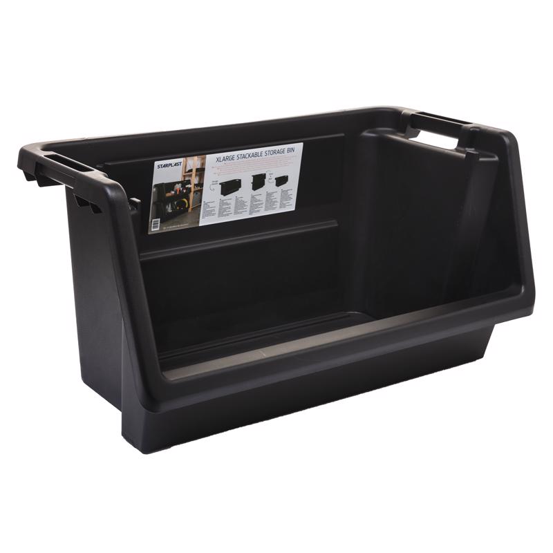 STARPLAST BỘ 2 THÙNG CHỨA NHỰA XẾP CHỒNG TẢI 45KG