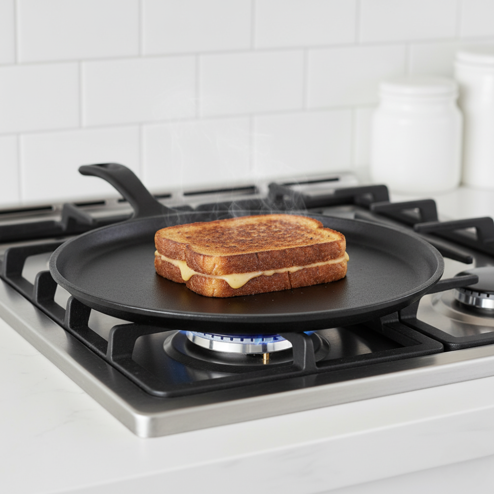 LODGE CHẢO NƯỚNG 25.8CM BẰNG GANG L90G3