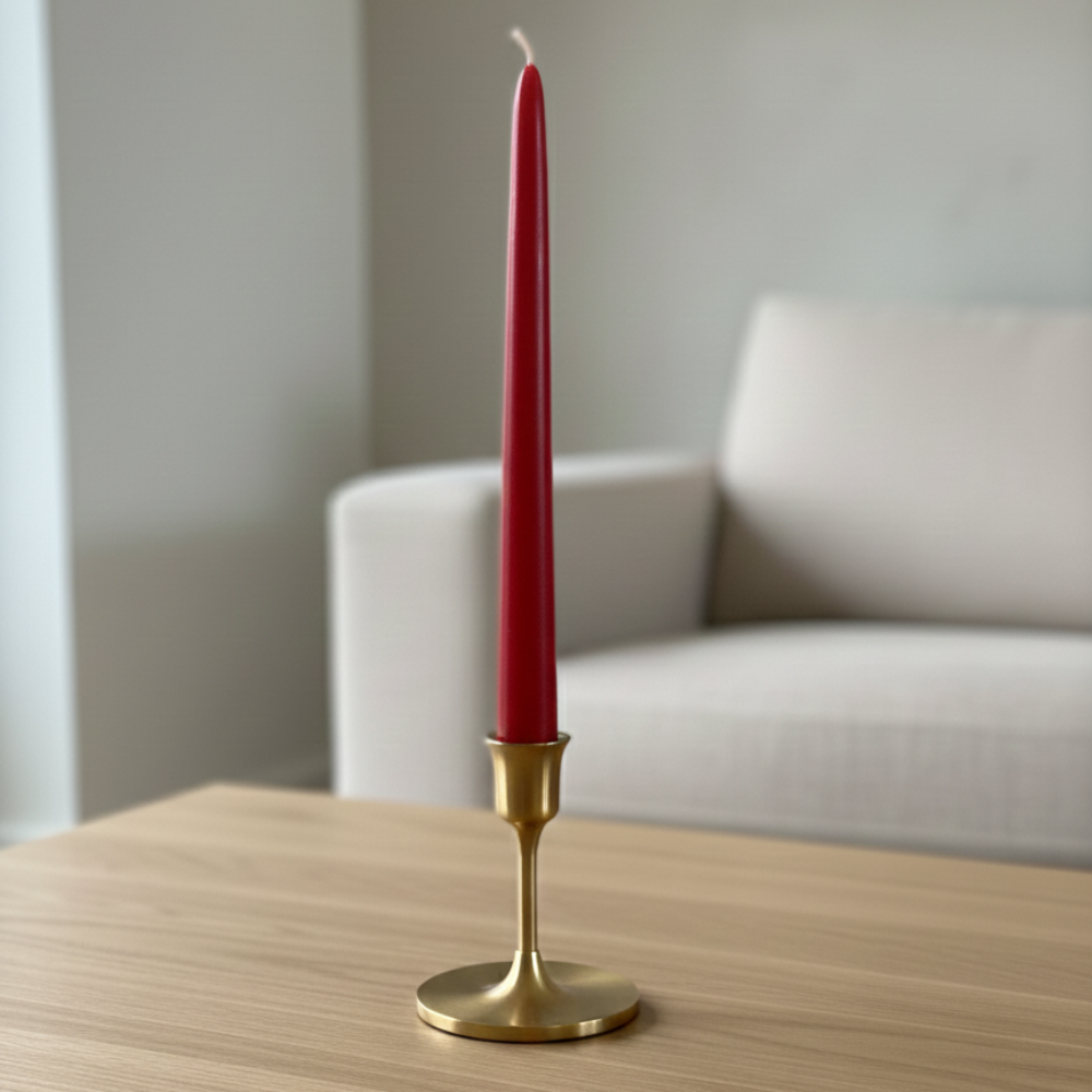 NẾN TAPER CANDLE LITE KHÔNG MÙI 305MM MÀU ĐỎ