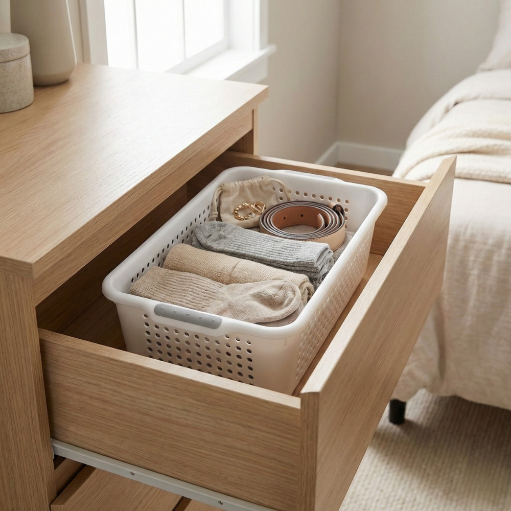 RỔ NHÀ BẾP 30.6X20.5X10.2CM BẰNG NHỰA MADESMART