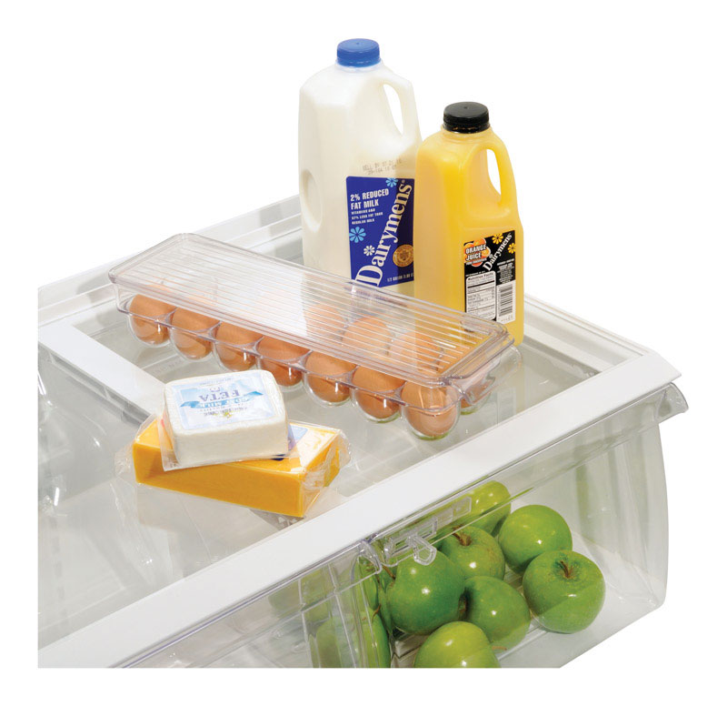 IDESIGN LINUS KHAY NHỰA TRONG ĐỰNG TRỨNG TỦ LẠNH