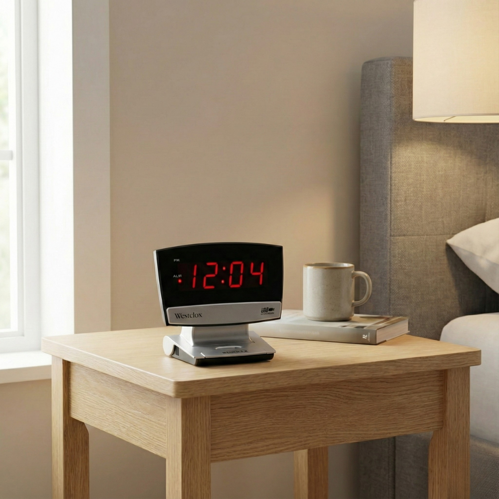 ĐỒNG HỒ BÁO THỨC MÀN HÌNH LCD LỚN WESTCLOX