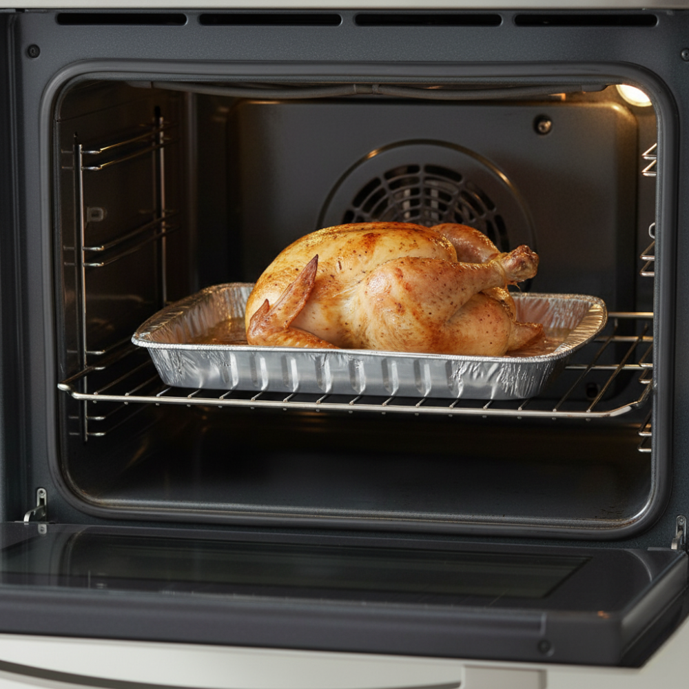 GÓI 2 KHAY NƯỚNG GIẤY BẠC HOMEPLUS 21.6X29.8CM