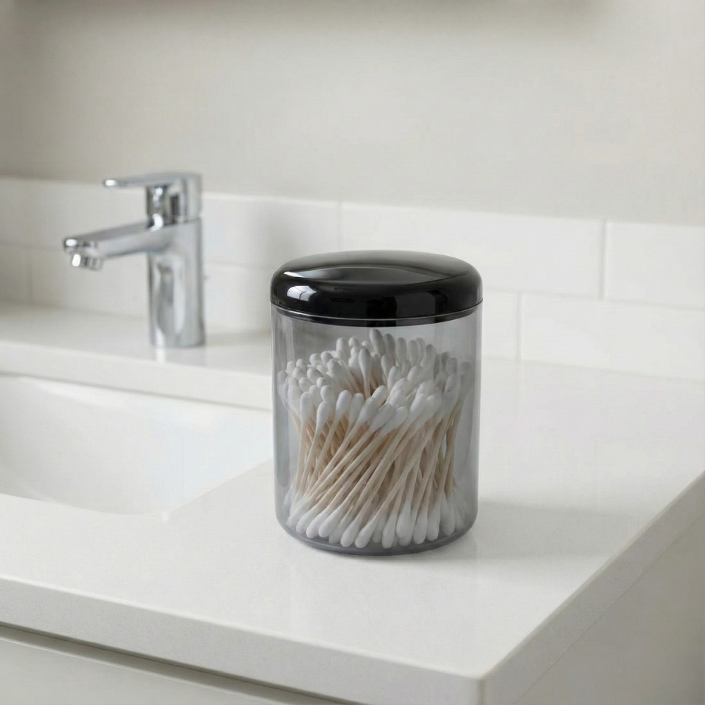 HỘP ĐỰNG ĐỒ CÓ NẮP FINN IDESIGN-ĐEN KHÓI