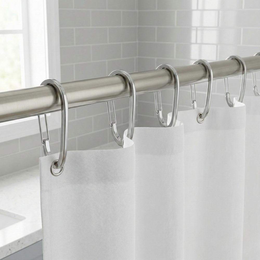 GÓI 12 CÁI MÓC TREO RÈM LÒ XO MODA BẰNG THÉP