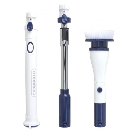 CASABELLA MÁY CHÀ RỬA ĐIỆN KHÔNG DÂY KÈM 4 ĐẦU CỌ