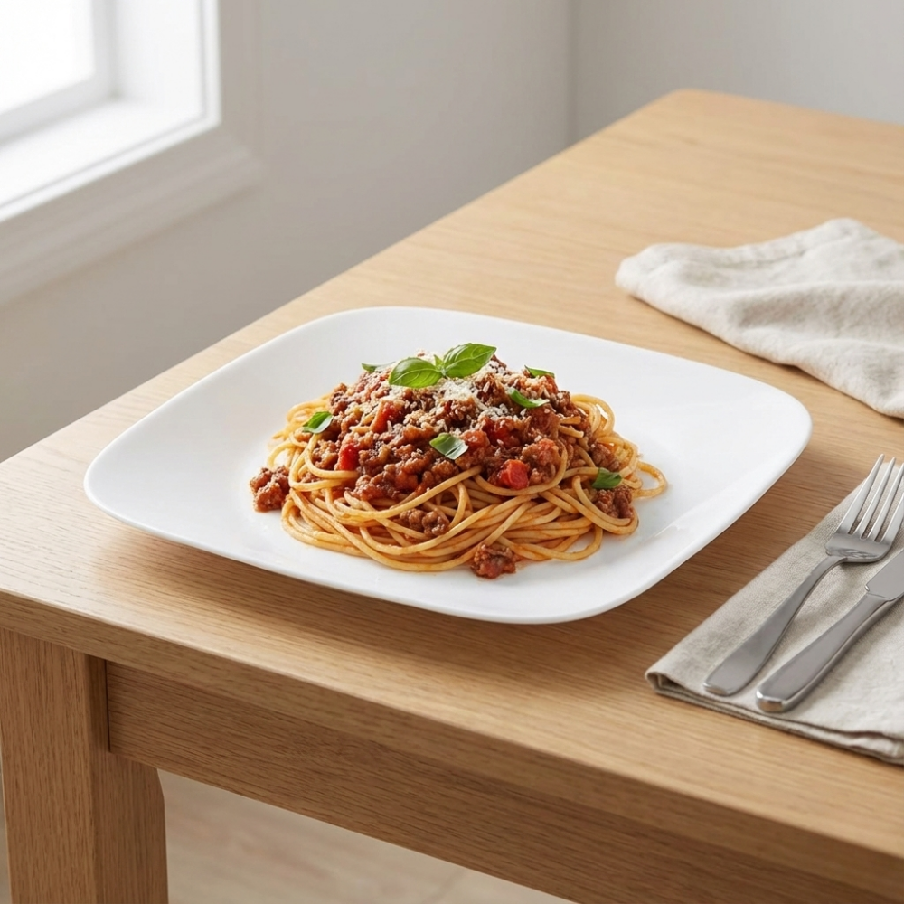 CORELLE ĐĨA ĂN HÌNH VUÔNG MÀU TRẮNG 22.2CM