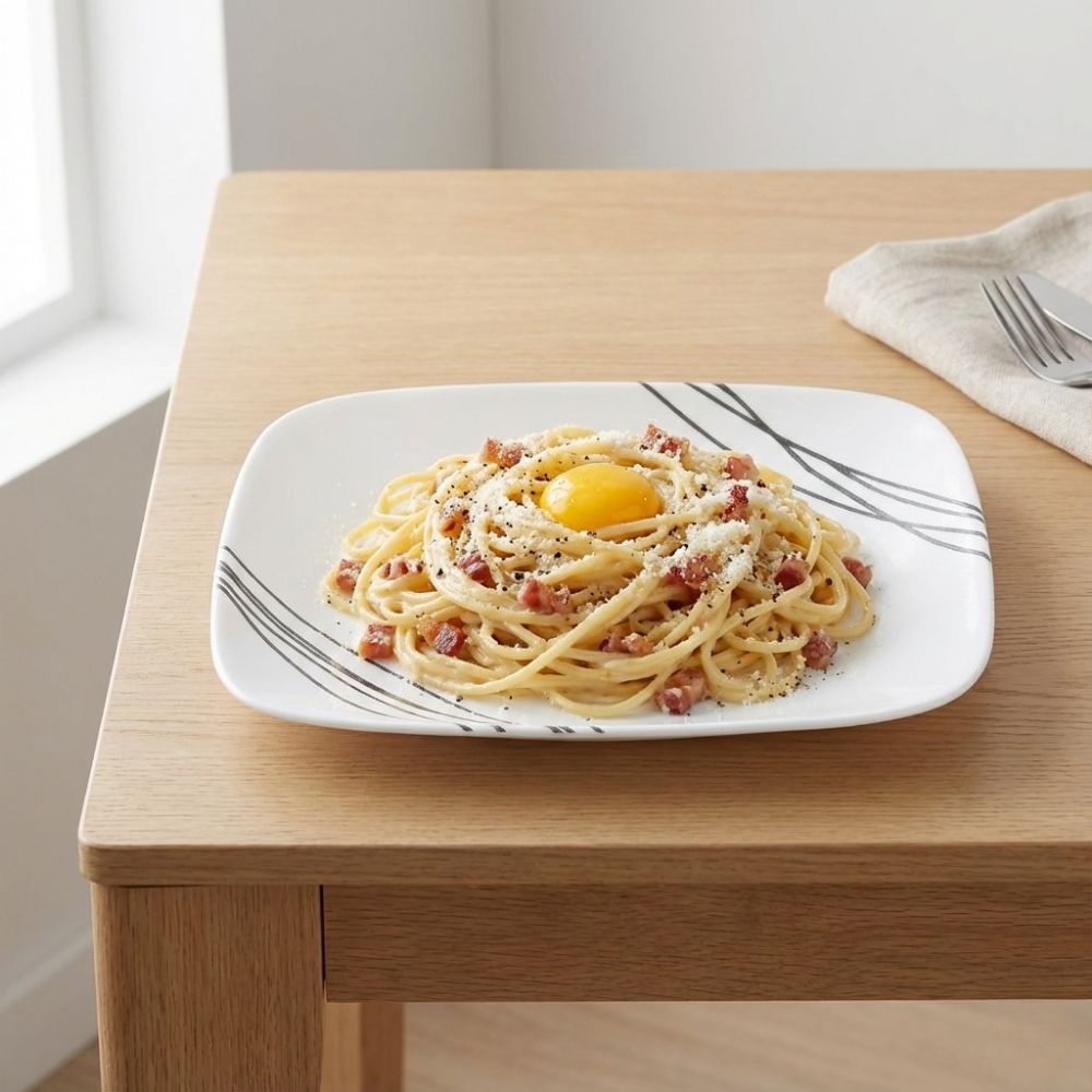 CORELLE ĐĨA ĂN THỦY TINH HÌNH VUÔNG TRẮNG 22.9CM