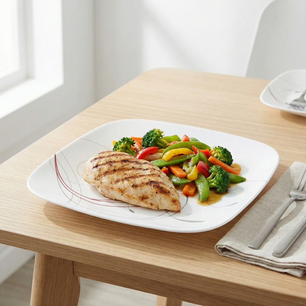 CORELLE ĐĨA ĂN TỐI HÌNH VUÔNG SPLENDOR 26.7CM