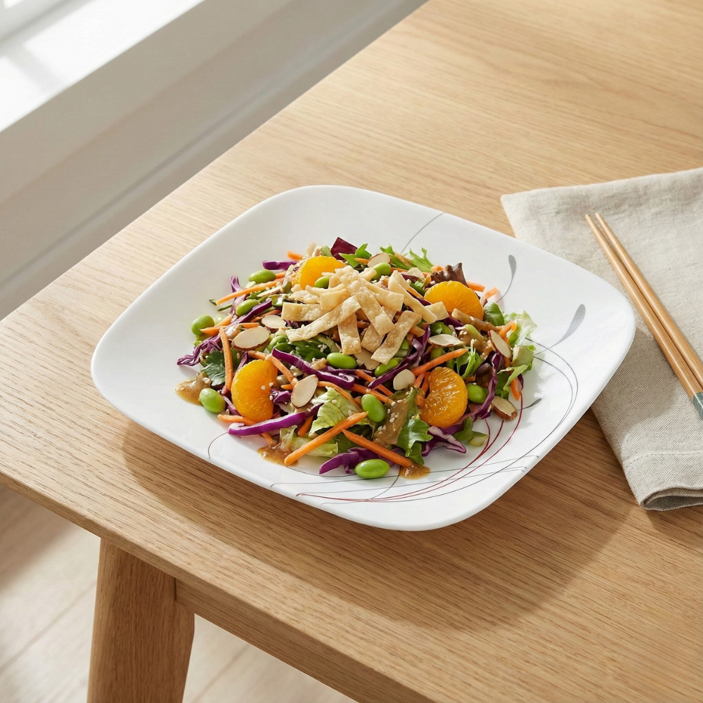 CORELLE ĐĨA VUÔNG ĐỰNG SALAD SPLENDOR 22.86CM