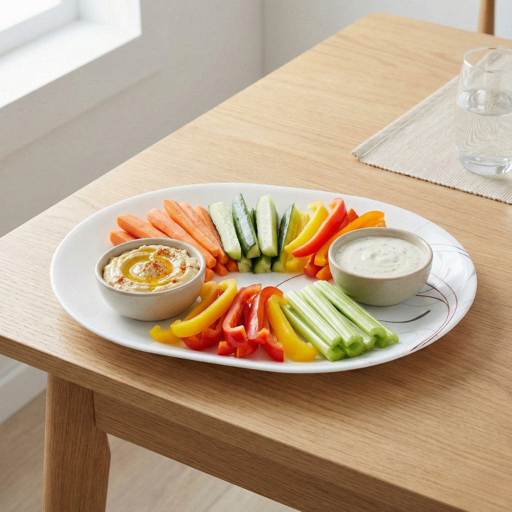 CORELLE ĐĨA PHỤC VỤ BẦU DỤC LỚN THỦY TINH 31CM