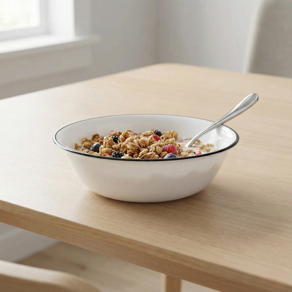 CORELLE TÔ THỦY TINH TRÒN ĐỰNG NGŨ CỐC, CHÁO 532ML