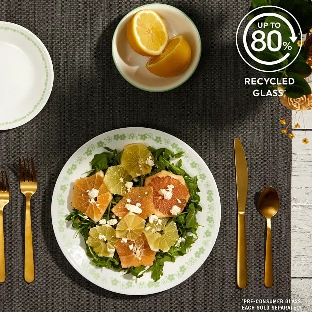 CORELLE ĐĨA THỦY TINH ĂN TỐI 26CM