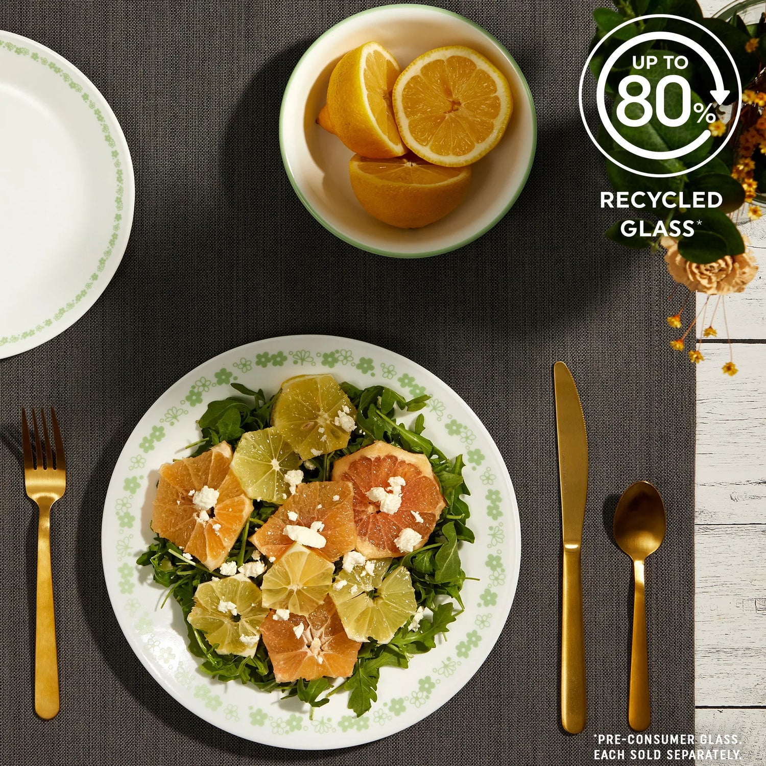 CORELLE ĐĨA ĐỰNG SALAD, MÓN KHAI VỊ 21.6CM