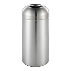 IHOUSE THÙNG RÁC CÔNG NGHIỆP INOX, NẮP MỞ, 71L