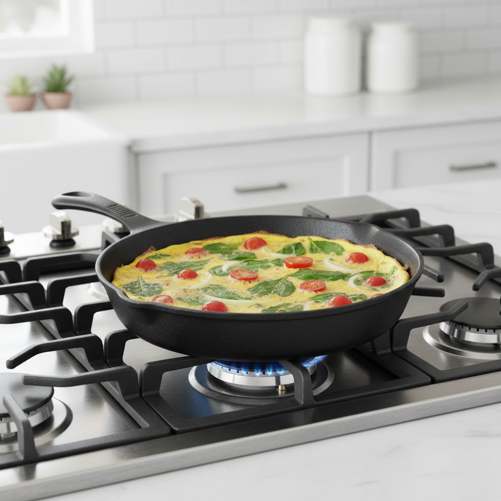 GOOD COOK CHẢO GANG CHỐNG DÍNH XÁM 20.3CM