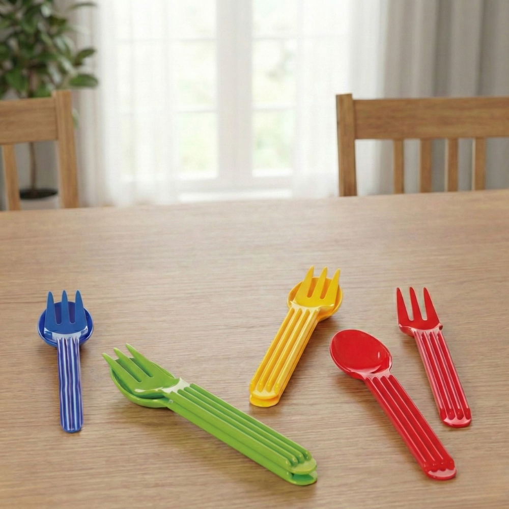 ARROW HOME PRODUCTS HỘP 4 BỘ MUỖNG NĨA BẰNG NHỰA