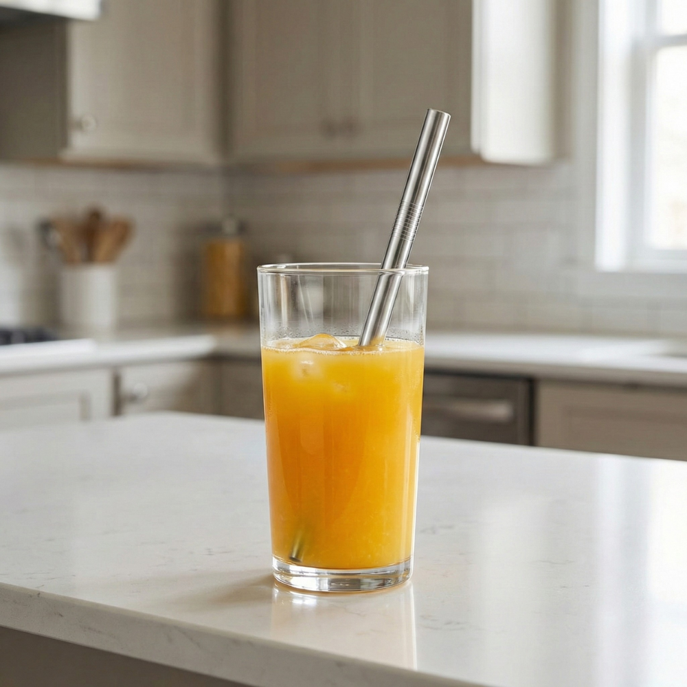 GÓI 2 ỐNG HÚT KÈM CỌ VỆ SINH HAROLD IMPORT THÉP