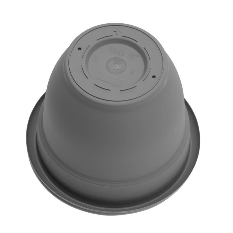 BLOEM ARIANA CHẬU TRỒNG CÂY MÀU XÁM THAN 25.4CM