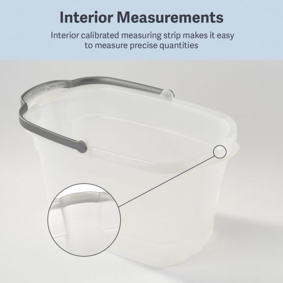 CASABELLA XÔ CHỮ NHẬT ĐỰNG NƯỚC 15.14L CÓ TAY CẦM