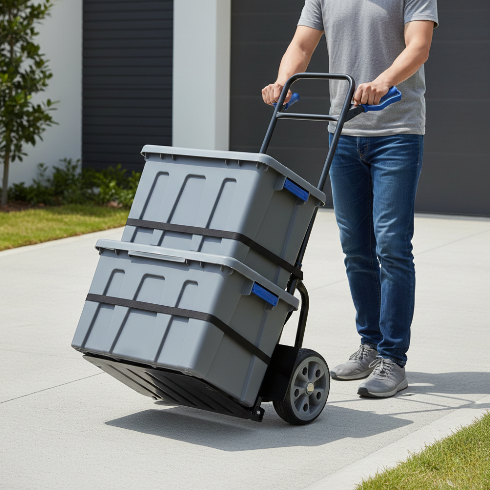 ACE XE ĐẨY TAY ĐA NĂNG KHUNG THÉP GẤP GỌN 200KG