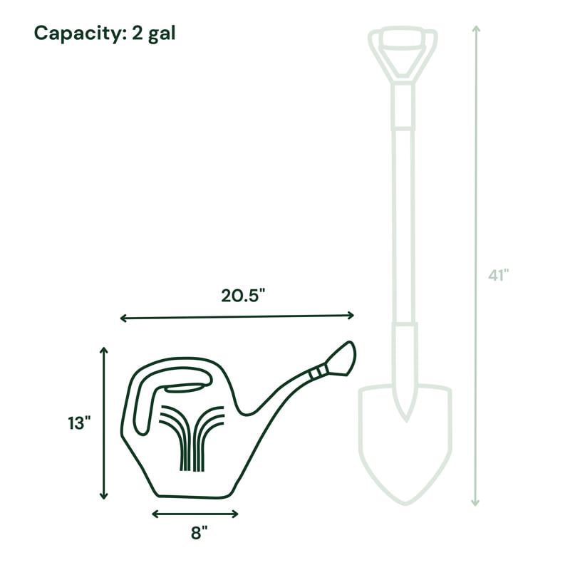 BLOEM PROMO BÌNH TƯỚI CÂY MÀU XANH 7.57L NHỰA